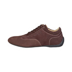 Imola Suede Low Top Sneaker // Dark Brown (Euro: 40)