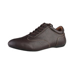 Imola Leather Low Top Sneaker // Dark Brown (Euro: 43)