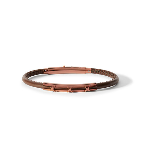 Boxe Bracelet // Leather // Rose Gold