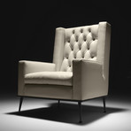 Roma Armchair (White)