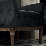 Siena Armchair (Charcoal Gray)