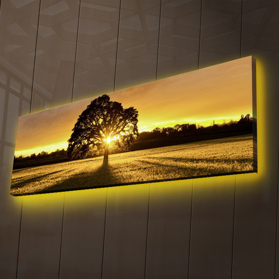 Wallity LED Canvas Art Touch of Modern