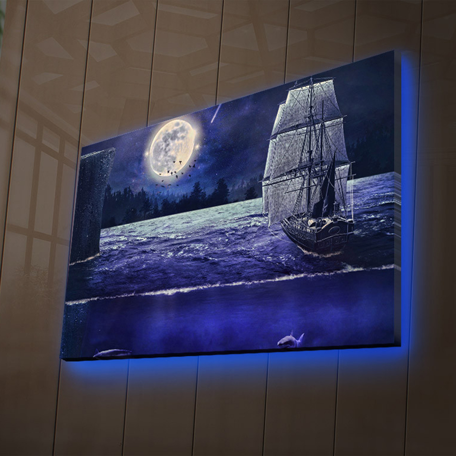 Wallity Backlit LED Canvas Prints Touch of Modern