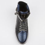 Zeus Viper High-Top Sneaker // Blue Viper (US: 11)