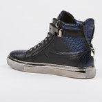 Zeus Viper High-Top Sneaker // Blue Viper (US: 11)