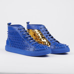 Zoo Studded High-Top Sneaker // Royal (US: 11)