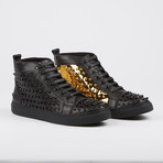 Zoo Studded High-Top Sneaker // Black (US: 8)