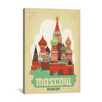Moscow, Russia (Saint Basil's Cathedral) (18"W x 26"H x 0.75"D)