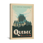 Quebec, Canada (Chateau Frontenac) (18"W x 26"H x 0.75"D)