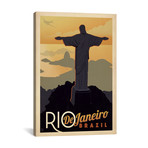 Rio de Janeiro, Brazil (Christ the Redeemer Statue) (18"W x 26"H x 0.75"D)
