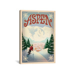 Aspen, Colorado (Skier) (18"W x 26"H x 0.75"D)