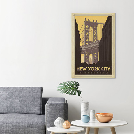 New York City, New York (Manhattan Bridge) (18"W x 26"H x 0.75"D)