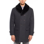 Wool Peacoat // Charcoal (M)