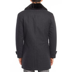 Wool Peacoat // Charcoal (M)