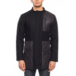 Long Quilted Coat // Black (XS)