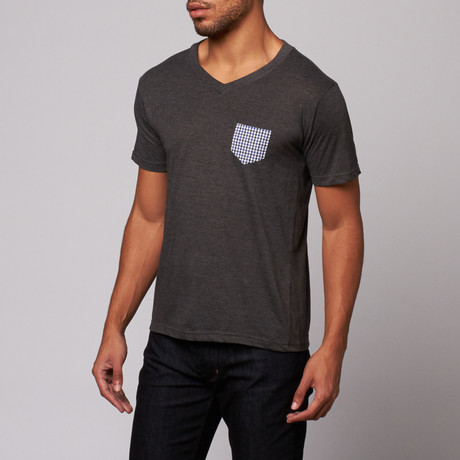 Academy V-Neck Tee // Grey (S)