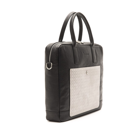 Business Bag // Black + Grey