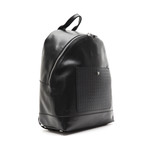 Vintage Leather Backpack // Black