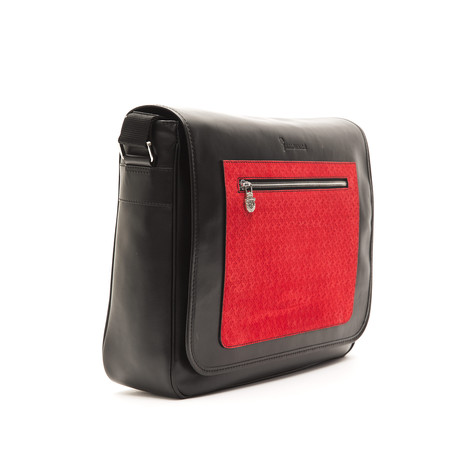 Messenger Nappa // Black + Red