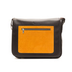 Messenger Nappa // Brown + Orange