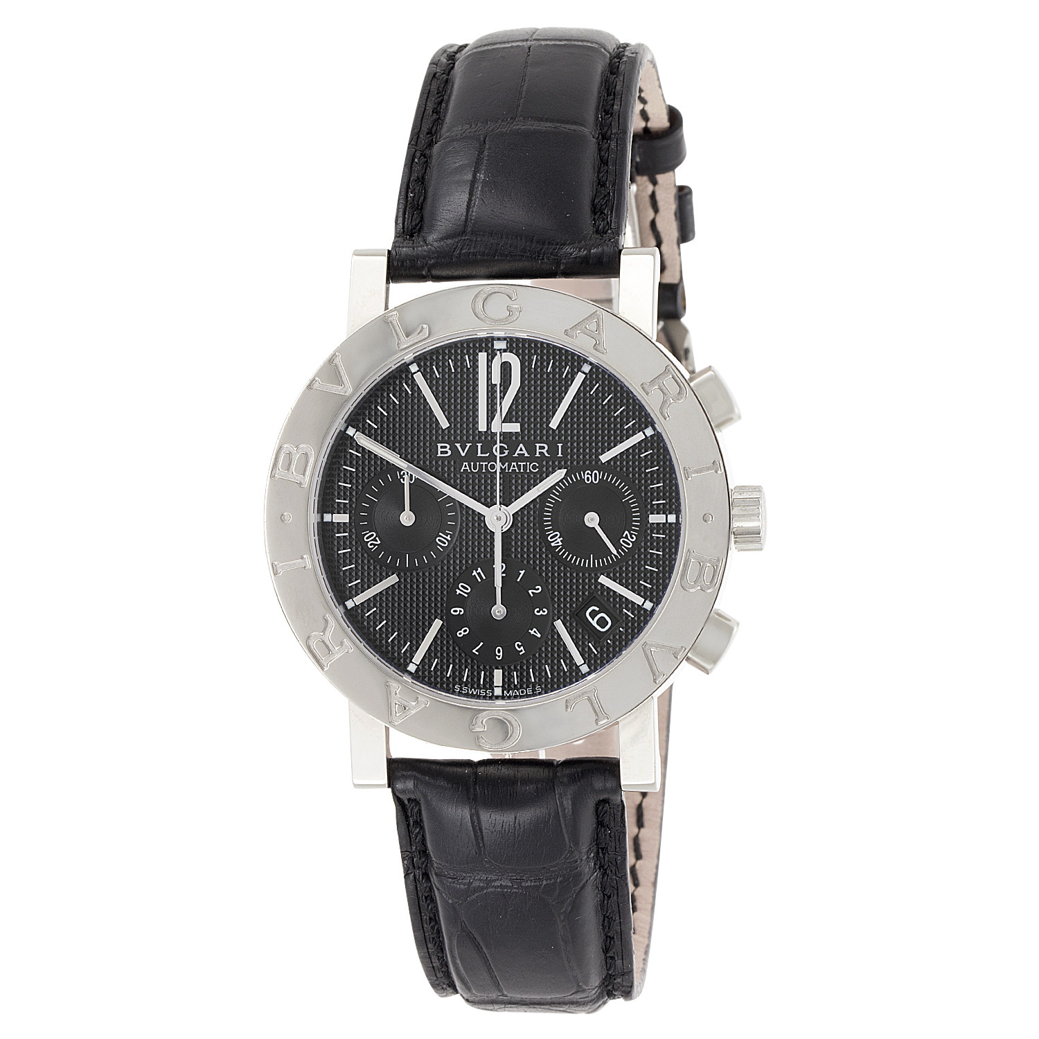 Bvlgari BB Collection Chronograph Automatic // BB38BSLDCH/N // Store ...