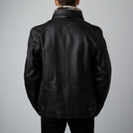 Mason + Cooper // Surge Leather Jacket // Black (L)