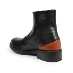 Boots With Zipper // Black + Honey (US: 10)