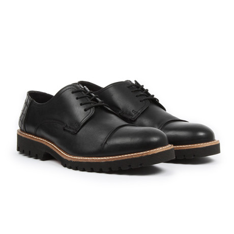 Cap-Toe Dress Shoe // Black (US: 7)