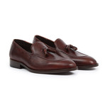 Men's Slip on Loafer with Tassle // Brown (US: 7)