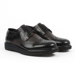 Men's Brogue Shoes // Black Grey (US: 7)