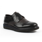 Men's Brogue Shoes // Black Grey (US: 7)
