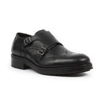 Men's Monstrap Brogue Shoes // Black (US: 9)