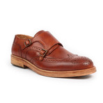 Men's Monkstrap Brogue Shoes // Tan (US: 9)