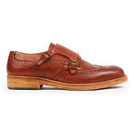Men's Monkstrap Brogue Shoes // Tan (US: 9)