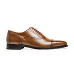 District Quarter Brogue Oxford // Tan (12)