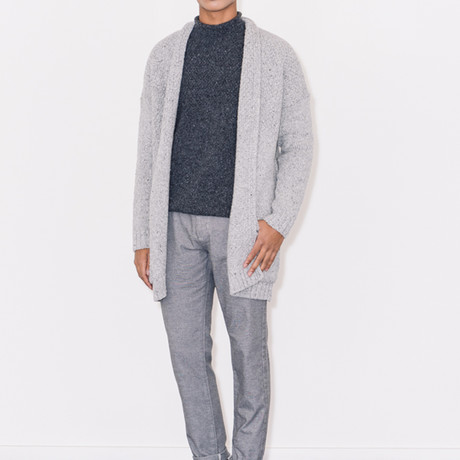 Knitted Cardigan // Charcoal (S)