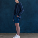 Knitted Cardigan // Storm Blue (M)