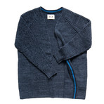 Knitted Cardigan // Storm Blue (M)