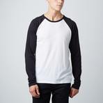 Baseball T-Shirt // Black + White (S)