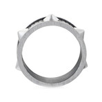 Spike Ring // Solid Silver (Size 8)