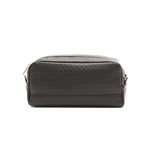 Two-Zip Beauty Bag // Black