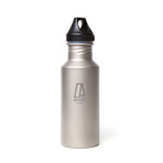 Colossus Titanium Water Bottle (Plastic Cap)