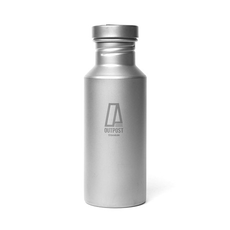 Colossus Titanium Water Bottle (Plastic Cap)