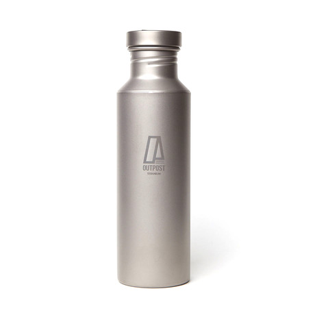 Titanium Water Bottle (Plastic Cap)