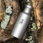 Titanium Water Bottle (Plastic Cap)