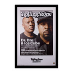 Framed + Signed Poster // Dr. Dre + Ice Cube