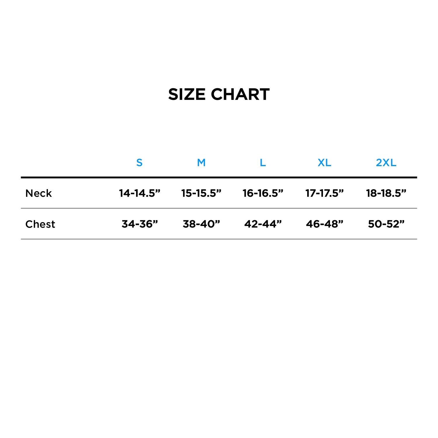 Ea7 Size Chart