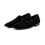 Eton Suede Loafer Slipper // Black (US: 10)