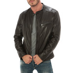 Classic Moto Jacket // Dark Brown (S)