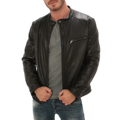 Classic Moto Jacket // Black (S)